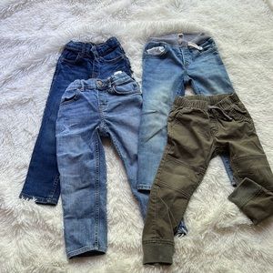 Gap H&M cat and Jack Toddler jeans